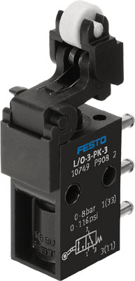 10749 Valvula De Palanca Con Rodillo Abatible Festo L/O-3-PK-3