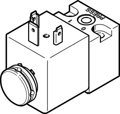 119603 Valvula Servopilotada Festo MDH-3/2-24VDC/42VAC
