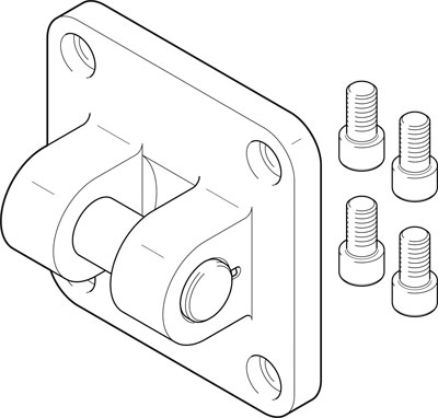 152598 Brida Basculante Festo SNG-200