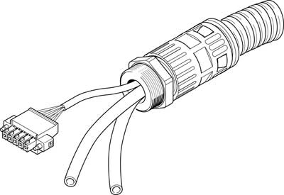 1585794 Cable De Conexion Festo NHSB-A1-10-BLG5-LE5-PU8-2XBB