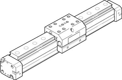 161792 Actuador Lineal Festo DGPL-25- -PPV-A-KF-B