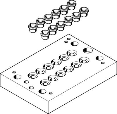 163896 Multipolo Festo CPV14-VI-P6-1/8