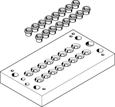 163897 Multipolo Festo CPV14-VI-P8-1/8