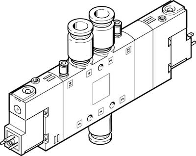 170260 Electrovalvula Festo CPE18-M1H-5/3GS-QS-10