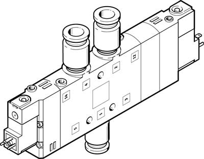 170271 Electrovalvula Festo CPE24-M1H-5/3G-QS-10