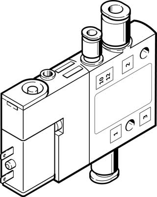 196856 Electrovalvula Festo CPE10-M1BH-3OLS-QS-6