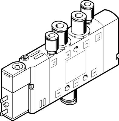 196886 Electrovalvula Festo CPE10-M1BH-5LS-QS-6