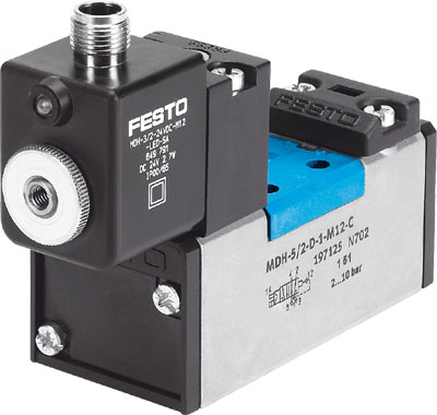 197125 Electrovalvula Festo MDH-5/2-D-1-M12-C