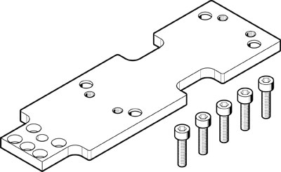 2349287 Placa Adaptadora Festo DAMF-80-FKP