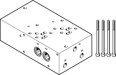 2614860 Placa Base Festo VABP-S1-1V1G-G14-2