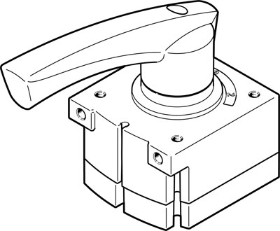 3192068 Valvula De Palanca Manual Festo VHER-H-B43E-B-G12