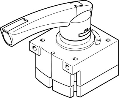 3192084 Valvula De Palanca Manual Festo VHER-P-H-B43U-B-G12