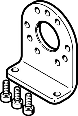 3371841 Fijacion Por Pies Festo DAMH-Q12-8