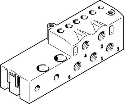 525120 Placa Base Festo MHA2-AS-5-M5
