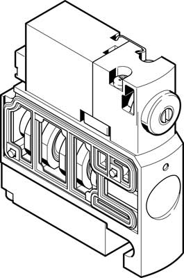 527567 Electrovalvula Festo CPVSC1-M1H-N-P
