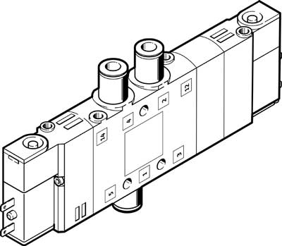 533155 Electrovalvula Festo CPE10-M1BH-5/3E-QS6-B