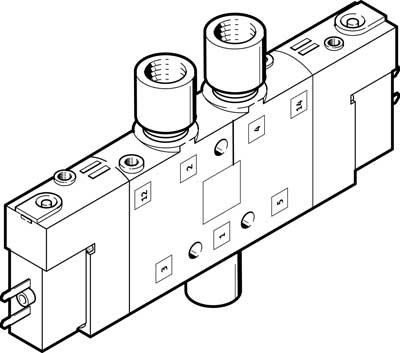 533164 Electrovalvula Festo CPE10-M1BH-5/3BS-M5-B
