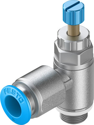 534337 Valvula De Estrangulacion Y Antirretorno Festo GRLA-1/8-QS-8-RS-D