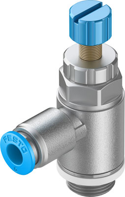 534339 Valvula De Estrangulacion Y Antirretorno Festo GRLA-1/4-QS-8-RS-D