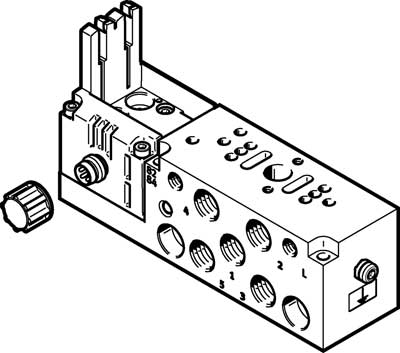 537981 Placa Base Festo VMPA2-IC-AP-1
