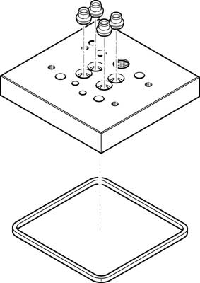 538807 Multipolo Festo CPV10-VI-P2-M7-C