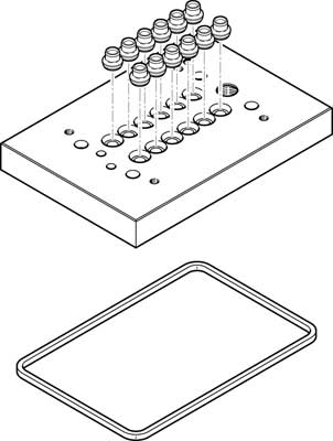 538809 Multipolo Festo CPV10-VI-P6-M7-C