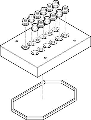 539504 Multipolo Festo CPV14-VI-P6-1/8-D