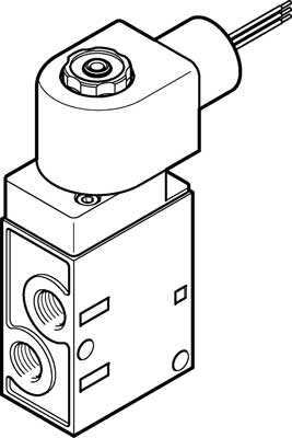 541657 Electrovalvula Festo MFH-3-1/4-24-EX