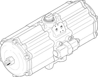 553189 Actuador Giratorio Festo DAPS-3840-090-R-F16-T6