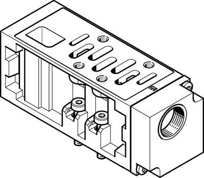 555785 Placa De Alimentacion Vertical Festo VABF-S1-2-P1A3-G12