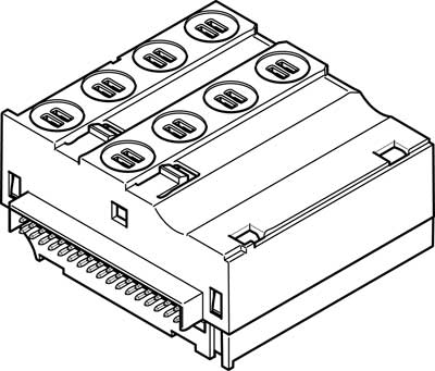 560967 Modulo Distribuidor Electrico Festo VMPAL-EVAP-10-1-4