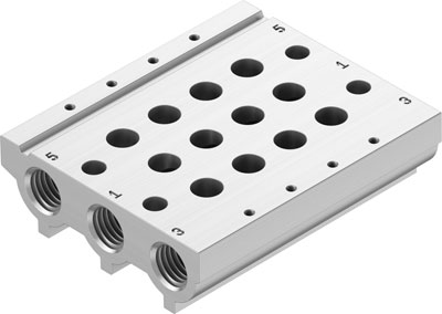 566560 Perfil Distribuidor Festo VABM-L1-10S-G18-4