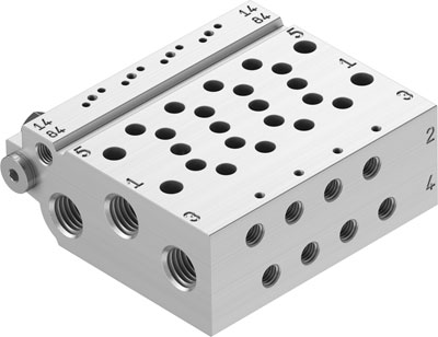 566584 Perfil Distribuidor Festo VABM-L1-10W-G18-4