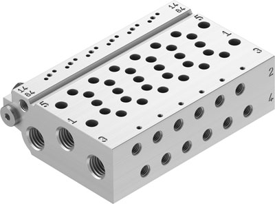 566586 Perfil Distribuidor Festo VABM-L1-10W-G18-6