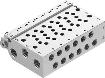 566610 Perfil Distribuidor Festo VABM-L1-10HW-G18-6