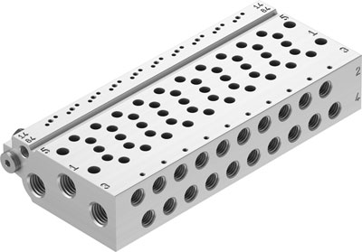 566617 Perfil Distribuidor Festo VABM-L1-10HW-G18-16