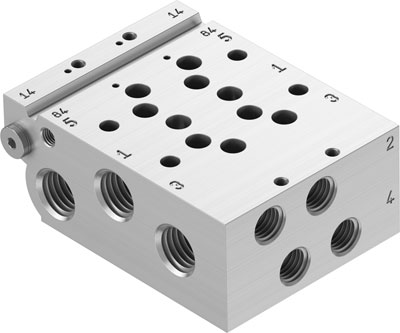 566642 Perfil Distribuidor Festo VABM-L1-14W-G14-2