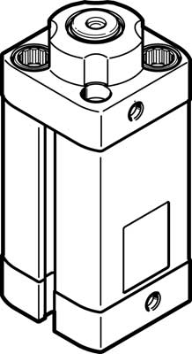 576085 Cilindro De Tope Festo DFSP-20-15-DF-PA