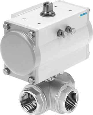 8070257 Unidad Actuadora De Valvula De Bola Festo VZBM-A-2"-RP-25-F-3L-B2-PA80