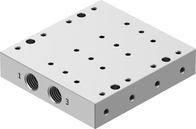 8076387 Perfil Distribuidor Festo VABM-P7-18MB-G18-M5-4