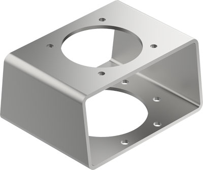 8083002 Adaptador De Montaje Festo DARQ-B-F30-F25-R13