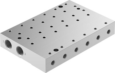 8083545 Perfil Distribuidor Festo VABM-P6-15M-G18-M5-6