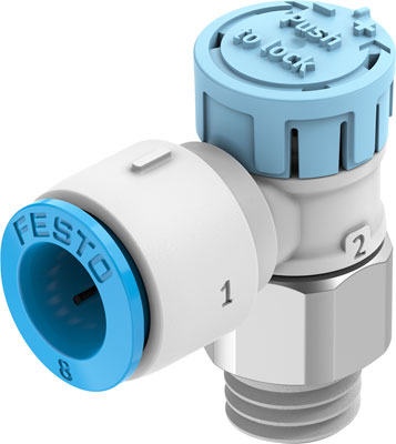 8157626 Valvula De Estrangulacion Y Antirretorno Festo VFOE-LS-T-R18-Q8-F1A